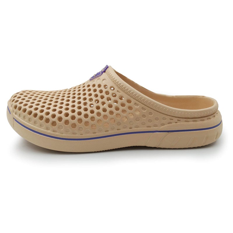 Amoji Garden Clogs Shower Sandals Yard Gardening Beach Water Plastic Rubber House Indoor YY161 Khaki 8 Women/7 Men - Image 3